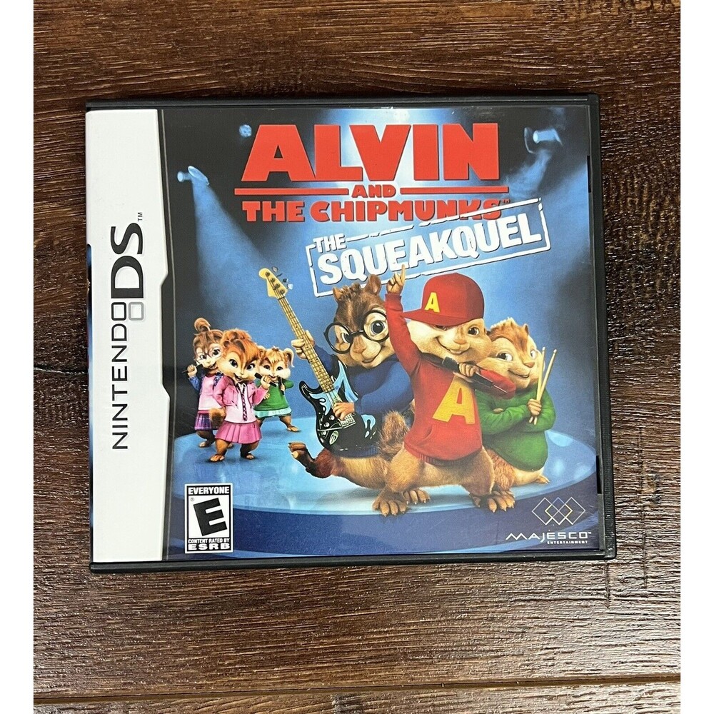 Alvin and the Chipmunks: The Squeakquel (Nintendo DS, 2009) with Manual!